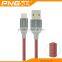 New arraival micro USB to type c cable,fishnet braided type c cable for mobile phone