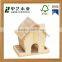 Natural handmade mini customized garden decoration wooden bird house