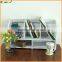 CNC Engraved WPC board Facoty Price book shelf colorful display books stand
