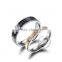 3MM-5MM Stainless steel gun black or rose gold plated ring fashion couple ring wedding jewelry 6260458
