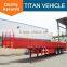 3 axle high bed cargo and container semi trailer