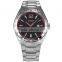CURREN Black Dial Auto Date Silver Stainless Steel Strap Male Clock Analog Quartz Casual Men Watch