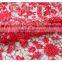 100% Polyester 2016 Hot Selling Poly Floral Dress Making Embroidery Lace Fabric