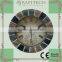 10 Inch Plastic Clock with Thermometer Decorative Clock