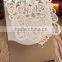 Laser cut wedding invitation card