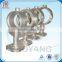 powder coated ductile iron butterfly valve body casting