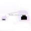 2017 Hot sales White Micro USB to Ethernet LAN Network RJ45 Card Adapter for Android OS Tablet