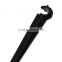 100 Pcs 11cm Black Convenient Durable Plastic Cable Hose Tie Nail Easy Install