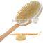 Bath Body Dry Brush With Nature Wooden Boar bristle from factroy