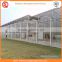 High quality 8.0m multi-span glass greenhouse grow tent for agriculture