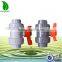 double union PVC plastic ball valve with socket end