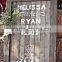 wedding wooden sign