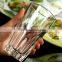 Glass mug with thorn Drinking glass with thorn Clear drinking glass