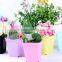 Square factory price plastic flower pot decorative garden plastic flower pot