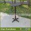 Garden furniture balcony plastic wood bar table