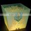 China Factory Logo Printed Custom Plastic Bar Ice Bucket
