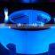 Moden fashion beautiful lighting high quality waterproof partable plastic LED counter with 16 colors change