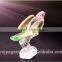 Latest colorful crystal bird as best birthday gift, indian wedding money crystal gift