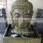 fengshui decoration waterfall natural stone buddha face fountain