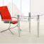 Dining table and chair, designs glass dining table set