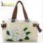 beautiful printed handbag for girl with canvas