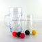 300ml Small Capacity Bpa Free Food Grade Plastic Beer Mug With Handle