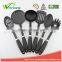 WCKT235A Premium Nylon Utensils Spoon Cooking Utensil Gadgets Set With Rubber Handle (Multi-color)