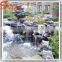 Customized outdoor decorative ornamental fiberglass fountain
