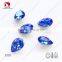 Popular blue teardrop k9 crystal fancy stone eco-friendly