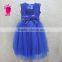 2015Girls fashion clothing latest evening dresses royal sequin girls party dress baby tulle bowknot dresses