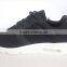 Black upper customized white outsole air cushion shoes men sport sneakers