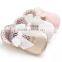 gold pink white kids shoes children lace bowknot mini prewalker baby shoes
