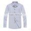 Cotton yarn dyed shirt grey fabric latest shirt designs for men solid color work blank t-shirt