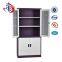 Henan Manufacture powder coating 4 door steel glass filing cabinet