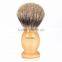 shaving set pure badger brush wood