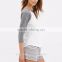 Anly northern europe cotton sleepwear printed contrast color shorts