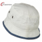 White Navy Cotton Fisherman Bucket Hat Soft Light With Elastic Band