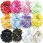 Factory direct sales aliepress flash Chiffon Flower Headband ring hoop children DIY accessories