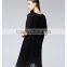 Latest dress designs photos round neck chiffon women dresses
