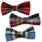 Scottish Grid Stitching Fabric Mens Charms tartan boe & tie