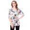 China factory best-selling lady floral print blouse