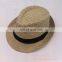Wholesale Grid Pattern Gentleman Straw Hat