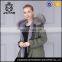 Raccoon fur collar fur coat womens winter jacket colorful fur parka