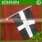 30*45cm polyester customized waving hand hold flag with plastic pole