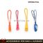 wholesale rope puller cord plastic zipper puller