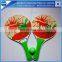 Advertising wooden beach tennis racket with custom printing