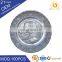 Custom Decoration engraved carving zinc alloy antique bronze 3d round metal award commemorative souvenir plate