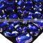 Hot!!! Beaded Crystal Navy Heart Patches Badges For Clothing