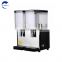 Hotel buffet catering gold fruit juice cold machine 2 tier gallon acrylic frozen collapsible carbonated beverage dispenser