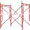 Tianjin Shisheng 1219*1700mm Painted Scaffolding Open End Frame Mason Frame